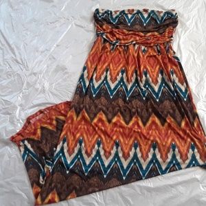 MheartM , Strapless Maxi Dress,